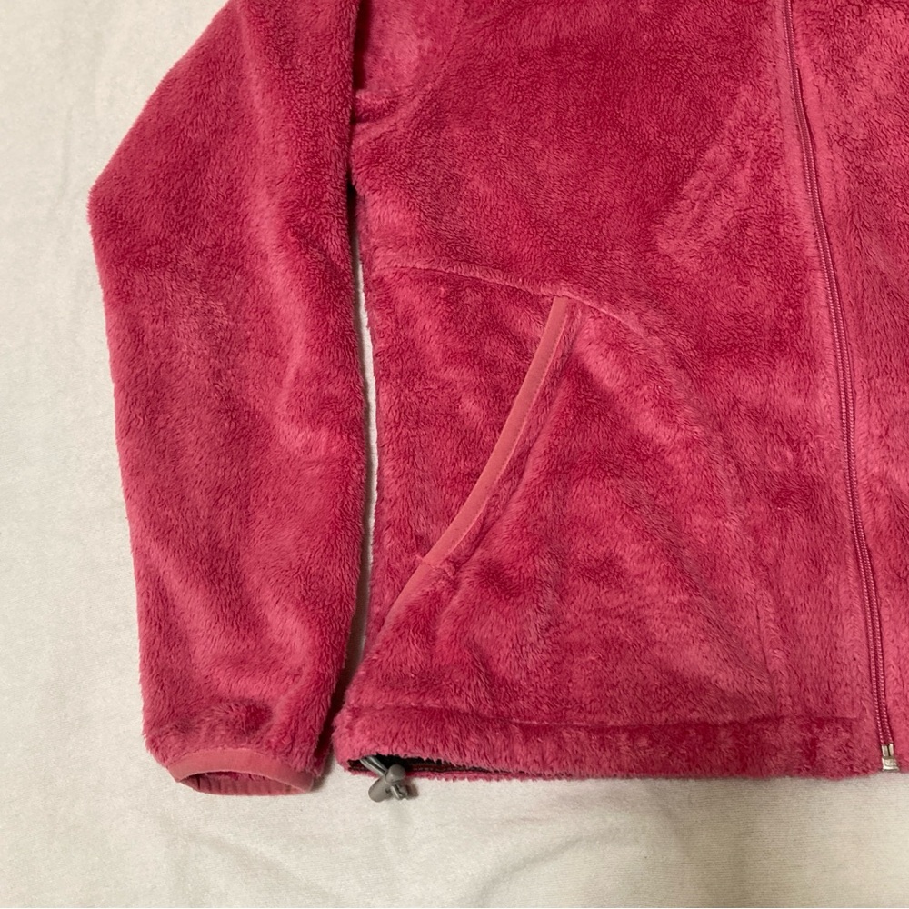 The North Face Women's Osito Jacket Full Zip Fuzzy Fleece Women SZ M Pink - Picture 4 of 16